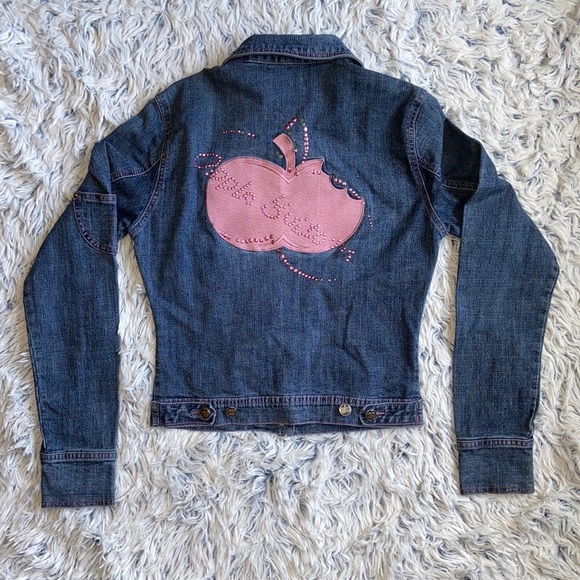 Apple Bottoms Blue Jean Jacket Medium - Picture 2 of 9